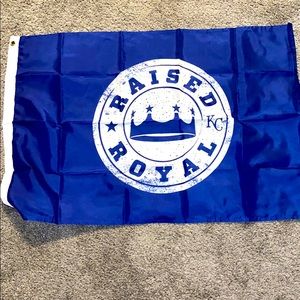 Raised Royal Flag